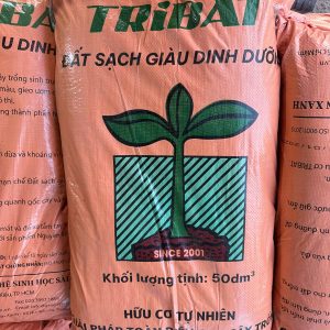 Đất sạch Tribat trồng cây giàu dinh dưỡng (Bao 50dm³) đất trồng cây cảnh, hoa kiểng, trồng rau